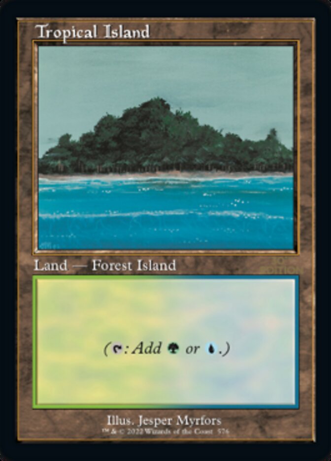 Tropical Island (Retro) [30th Anniversary Edition] MTG Single Magic: The Gathering | Red Claw Gaming
