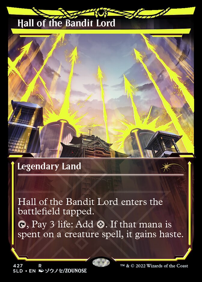 Hall of the Bandit Lord (Neon Ink Yellow) [Secret Lair Drop Series] MTG Single Magic: The Gathering | Red Claw Gaming