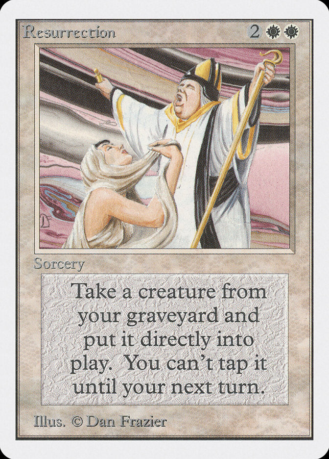 Resurrection [Unlimited Edition] MTG Single Magic: The Gathering | Red Claw Gaming