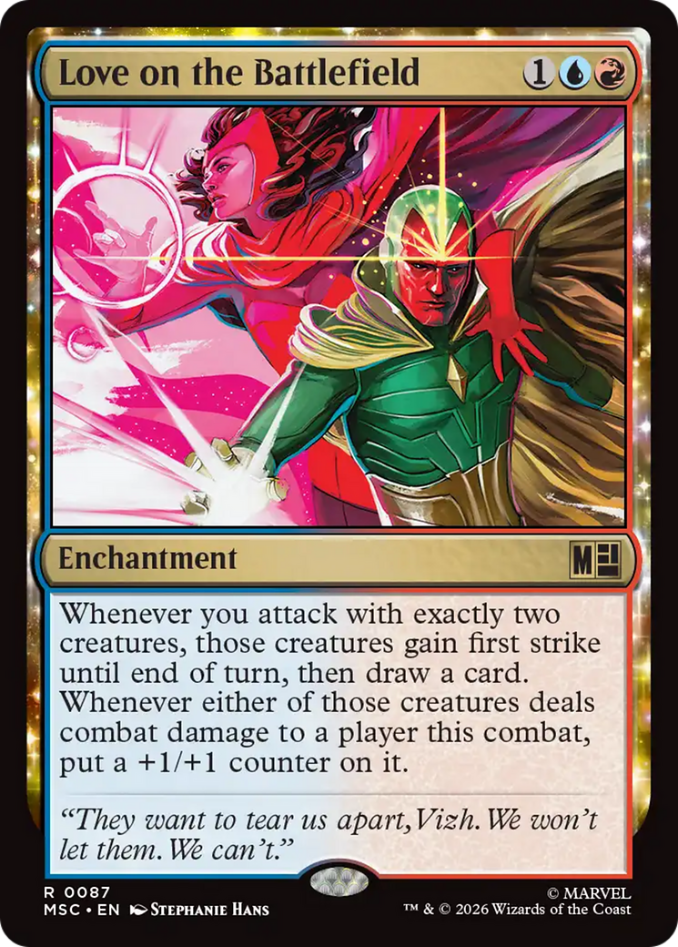 Love on the Battlefield (Surge Foil) [Marvel Super Heroes Commander] | Red Claw Gaming
