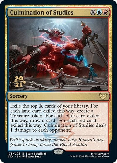 Culmination of Studies [Strixhaven: School of Mages Prerelease Promos] MTG Single Magic: The Gathering | Red Claw Gaming