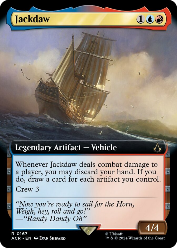 Jackdaw (Extended Art) [Assassin's Creed] MTG Single Magic: The Gathering | Red Claw Gaming