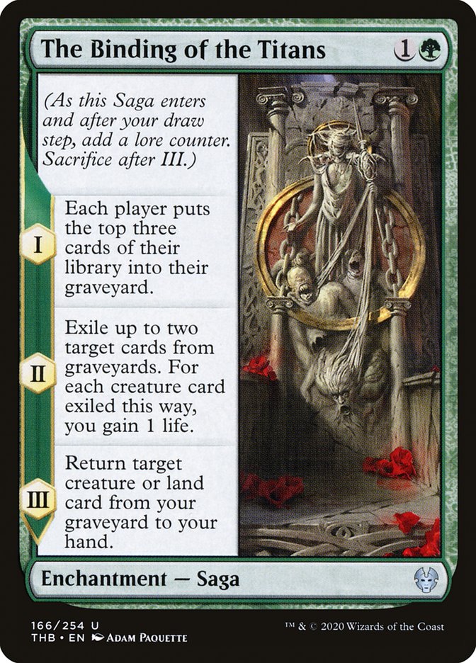 The Binding of the Titans [Theros Beyond Death] MTG Single Magic: The Gathering | Red Claw Gaming