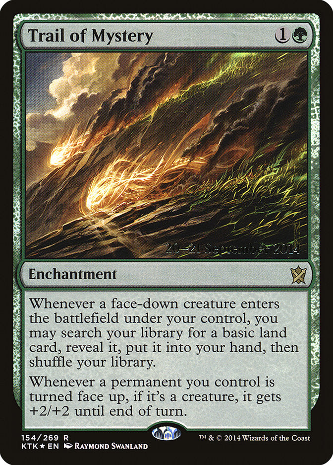 Trail of Mystery [Khans of Tarkir Prerelease Promos] MTG Single Magic: The Gathering | Red Claw Gaming