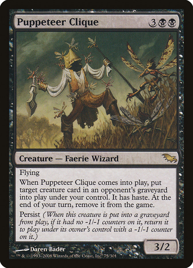 Puppeteer Clique [Shadowmoor] MTG Single Magic: The Gathering | Red Claw Gaming