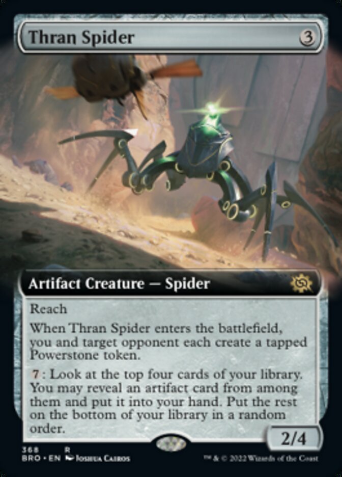 Thran Spider (Extended Art) [The Brothers' War] MTG Single Magic: The Gathering | Red Claw Gaming