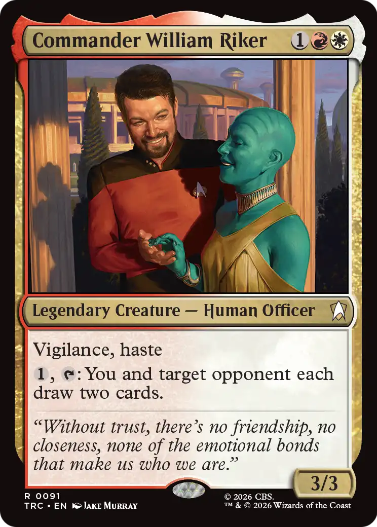 Commander William Riker [Star Trek Commander] | Red Claw Gaming