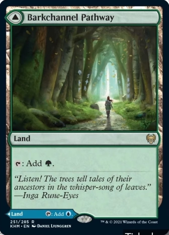 Barkchannel Pathway // Tidechannel Pathway [Kaldheim] MTG Single Magic: The Gathering | Red Claw Gaming