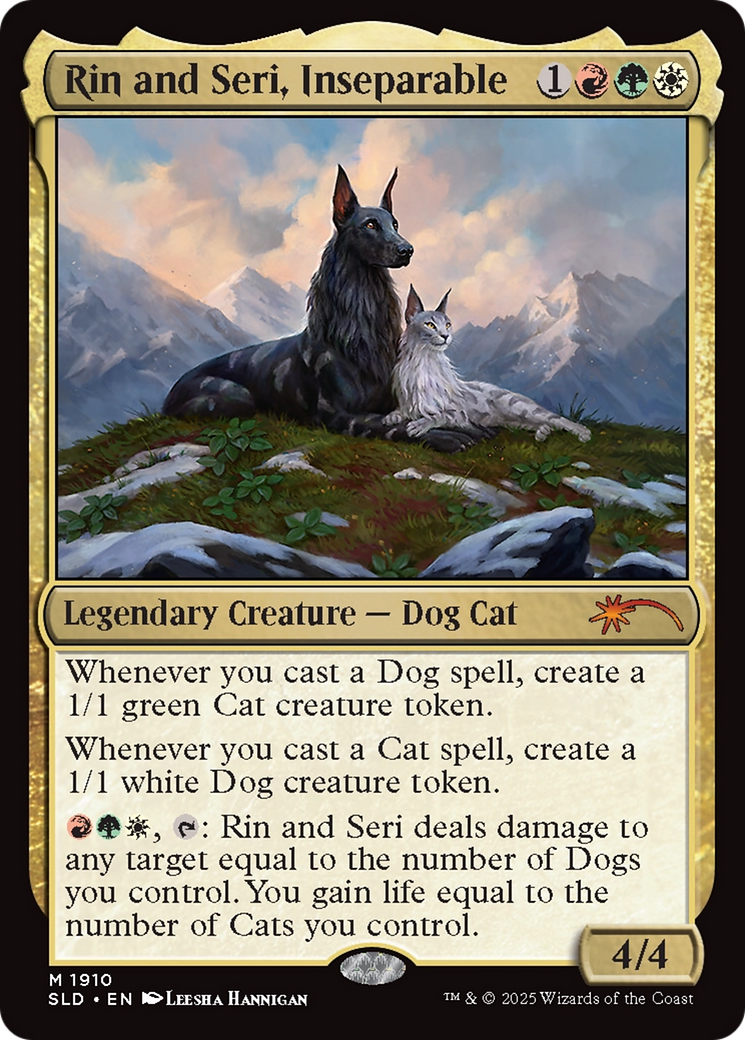 Rin and Seri, Inseparable (1910) [Secret Lair Drop Series] MTG Single Magic: The Gathering | Red Claw Gaming