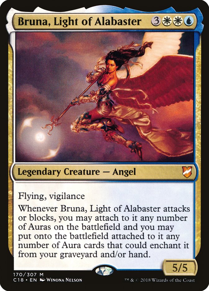 Bruna, Light of Alabaster [Commander 2018] MTG Single Magic: The Gathering | Red Claw Gaming