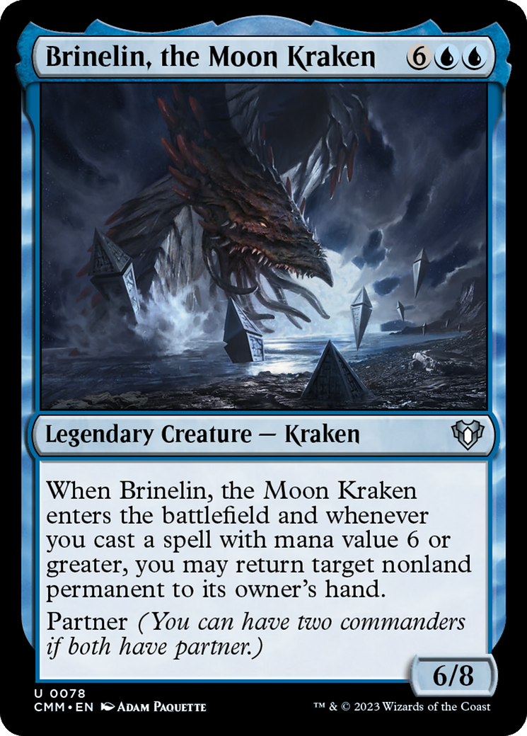 Brinelin, the Moon Kraken [Commander Masters] MTG Single Magic: The Gathering | Red Claw Gaming