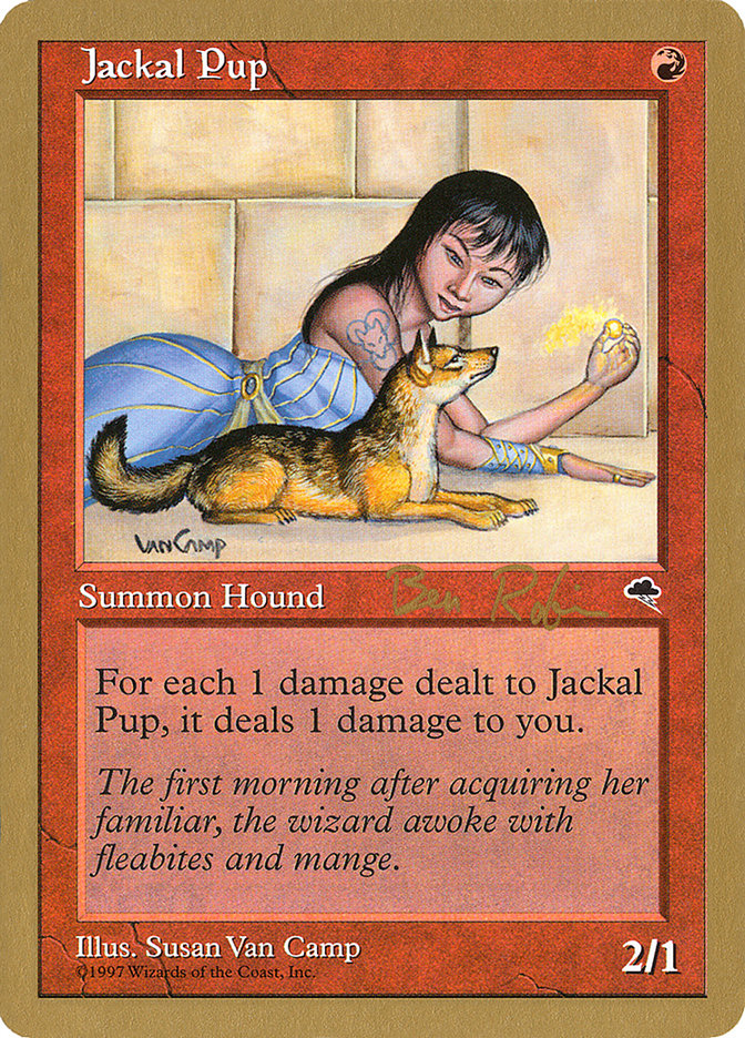 Jackal Pup (Ben Rubin) [World Championship Decks 1998] MTG Single Magic: The Gathering | Red Claw Gaming