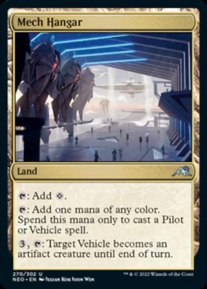 Mech Hangar [Kamigawa: Neon Dynasty] MTG Single Magic: The Gathering    | Red Claw Gaming