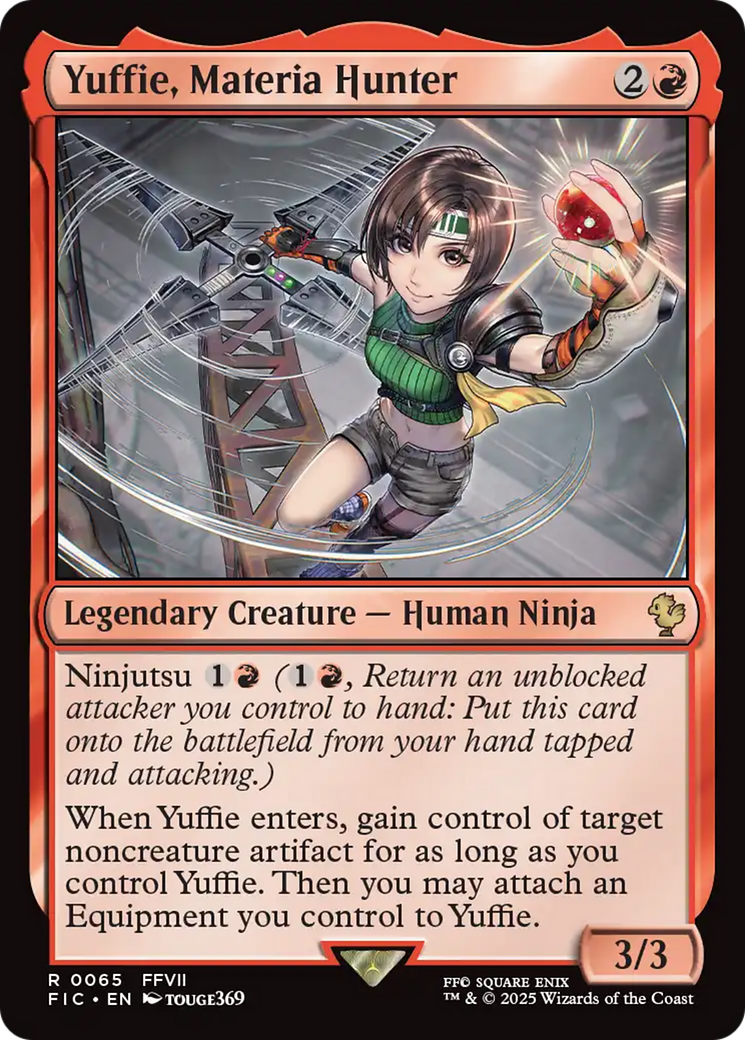 Yuffie, Materia Hunter [FINAL FANTASY Commander] MTG Single Magic: The Gathering | Red Claw Gaming