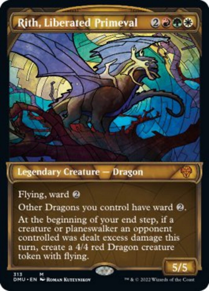 Rith, Liberated Primeval (Showcase) [Dominaria United] MTG Single Magic: The Gathering | Red Claw Gaming
