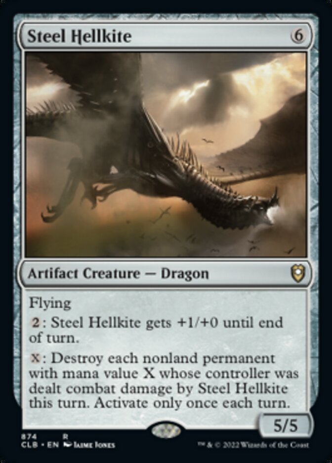 Steel Hellkite [Commander Legends: Battle for Baldur's Gate] MTG Single Magic: The Gathering | Red Claw Gaming