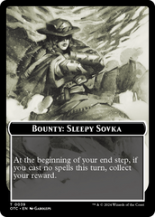 Bounty: Sleepy Sovka // Bounty Rules Double-Sided Token [Outlaws of Thunder Junction Commander Tokens] MTG Single Magic: The Gathering    | Red Claw Gaming