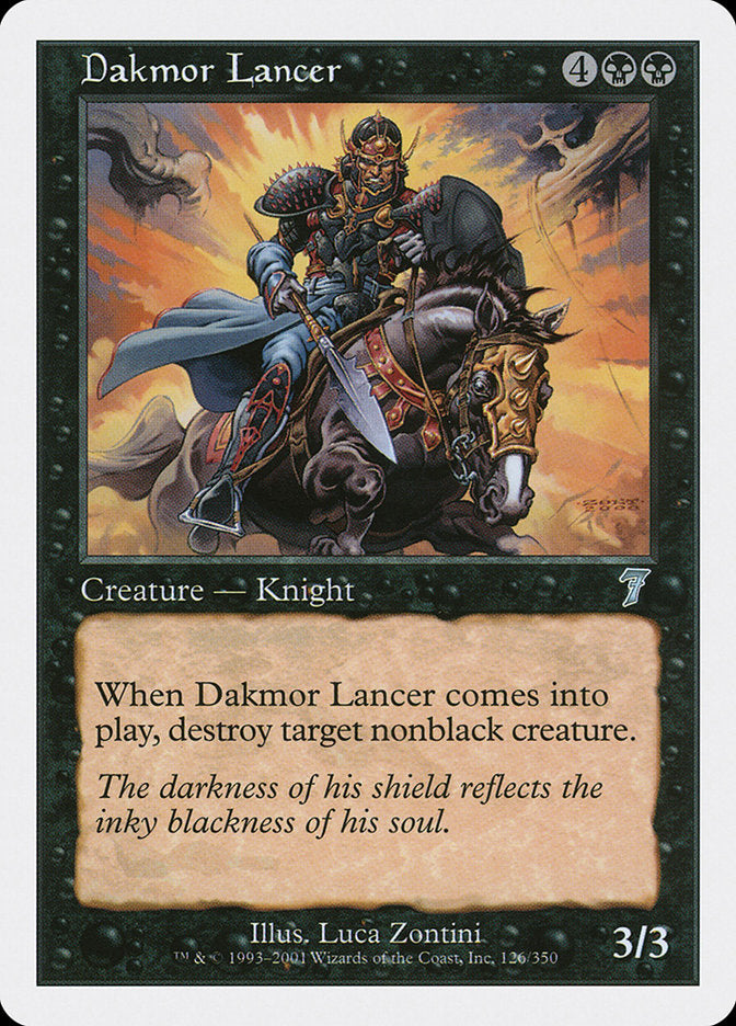 Dakmor Lancer [Seventh Edition] MTG Single Magic: The Gathering | Red Claw Gaming