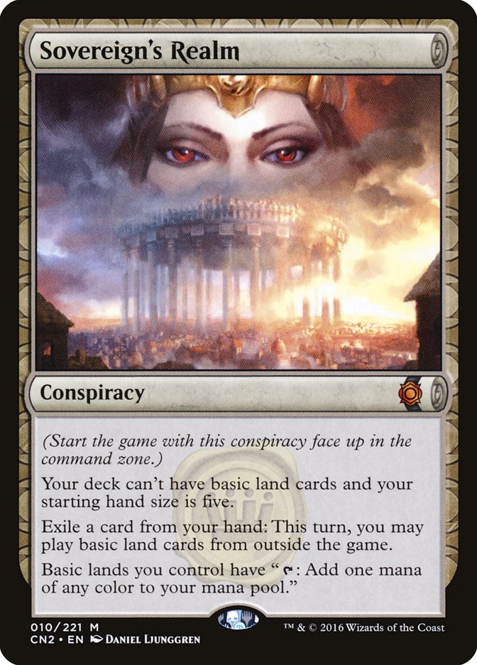 Sovereign's Realm [Conspiracy: Take the Crown] MTG Single Magic: The Gathering | Red Claw Gaming