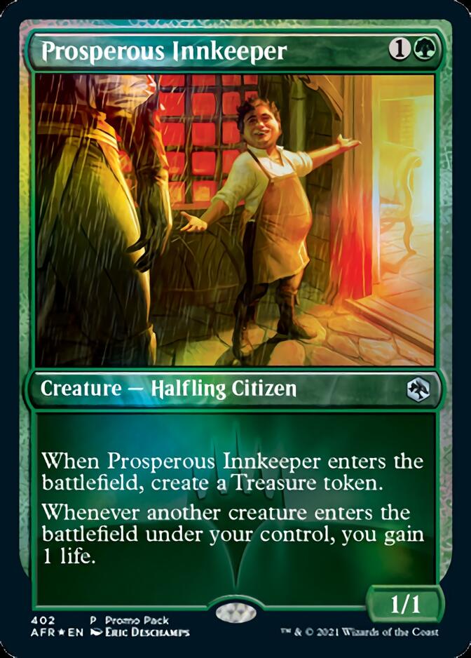 Prosperous Innkeeper (Promo Pack) [Dungeons & Dragons: Adventures in the Forgotten Realms] MTG Single Magic: The Gathering | Red Claw Gaming