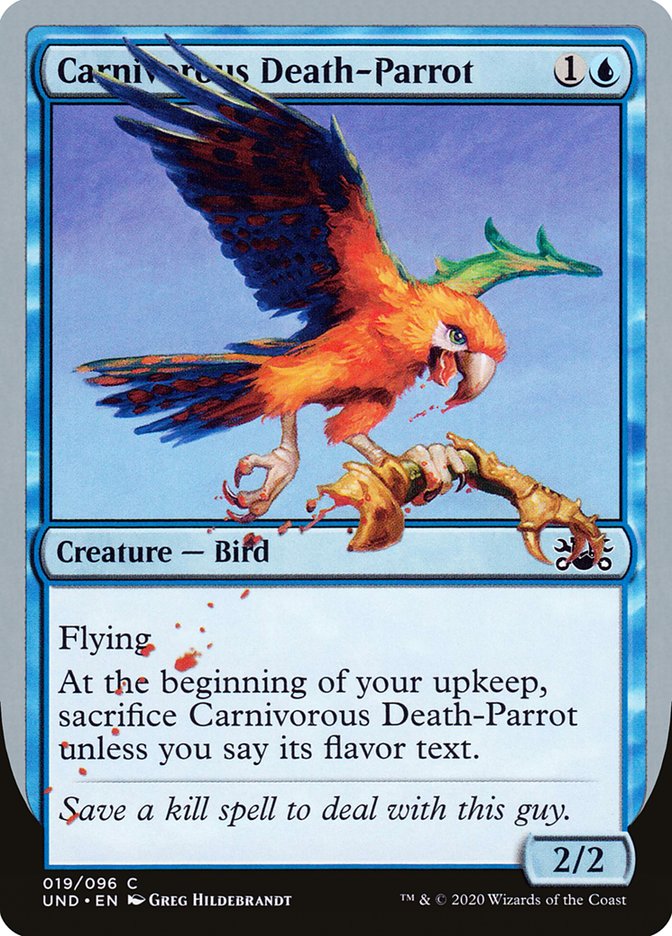 Carnivorous Death-Parrot [Unsanctioned] MTG Single Magic: The Gathering | Red Claw Gaming