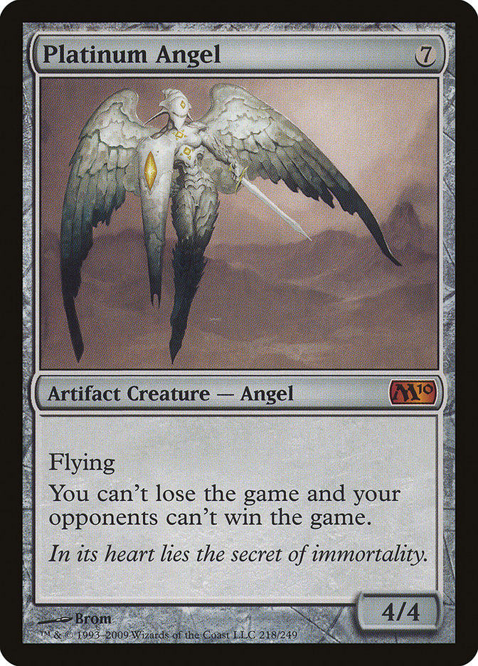 Platinum Angel [Magic 2010] MTG Single Magic: The Gathering | Red Claw Gaming