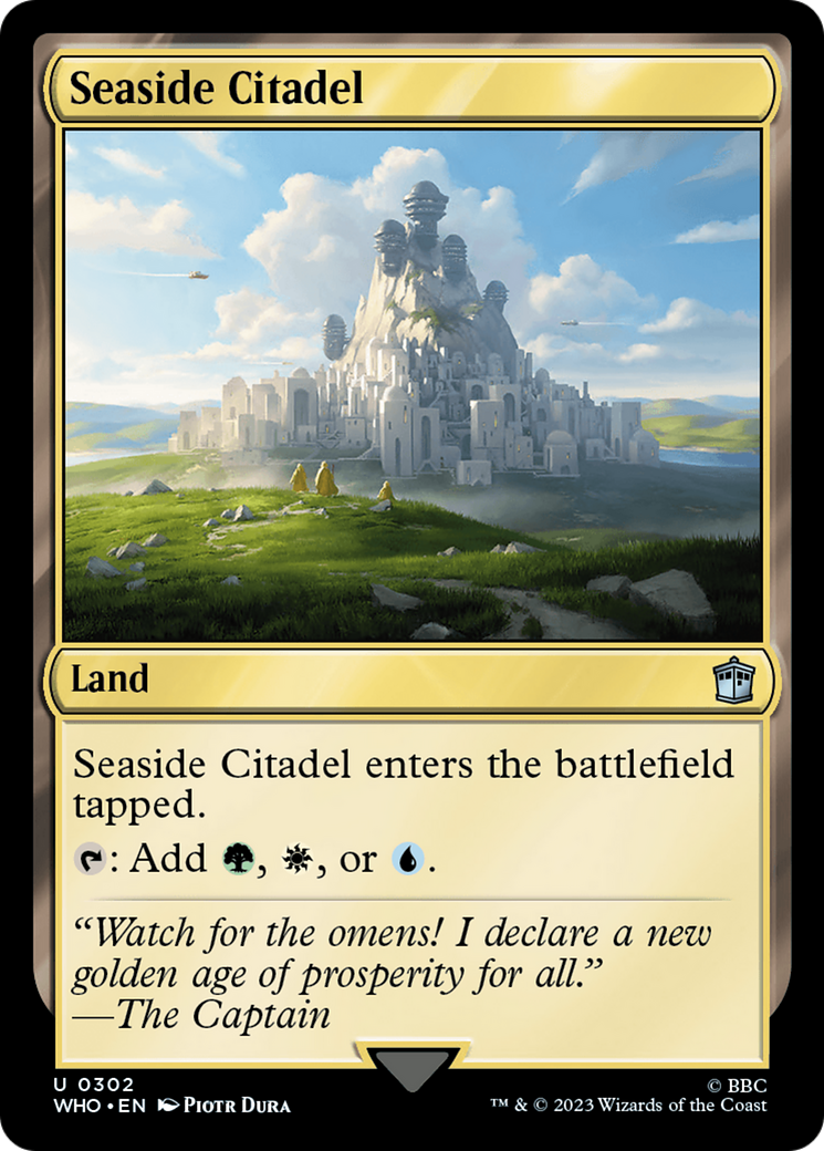 Seaside Citadel [Doctor Who] MTG Single Magic: The Gathering    | Red Claw Gaming