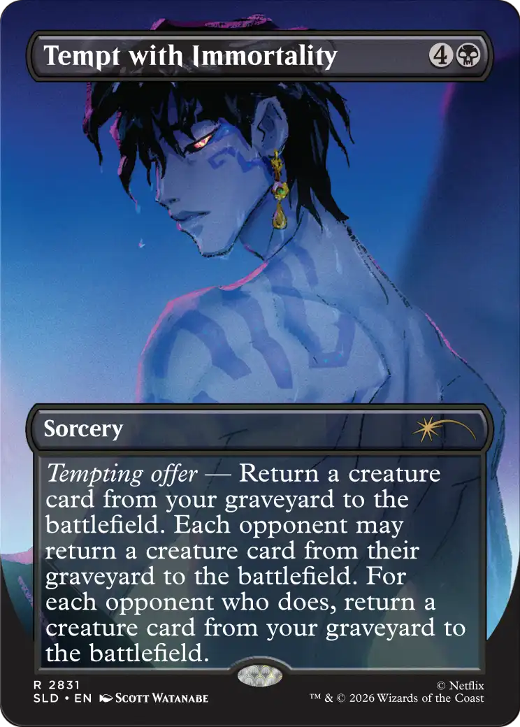 Tempt with Immortality [Secret Lair Drop Series] MTG Single Magic: The Gathering | Red Claw Gaming