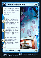 Inventive Iteration // Living Breakthrough [Kamigawa: Neon Dynasty Prerelease Promos] MTG Single Magic: The Gathering | Red Claw Gaming