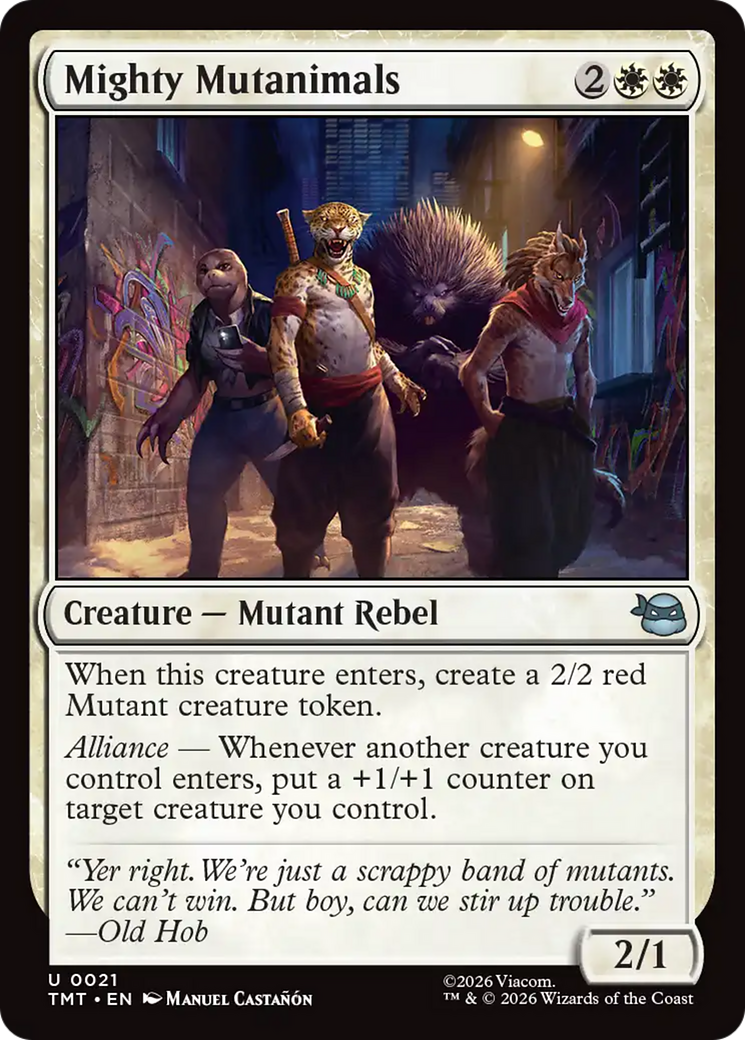 Mighty Mutanimals [Teenage Mutant Ninja Turtles] MTG Single Magic: The Gathering | Red Claw Gaming