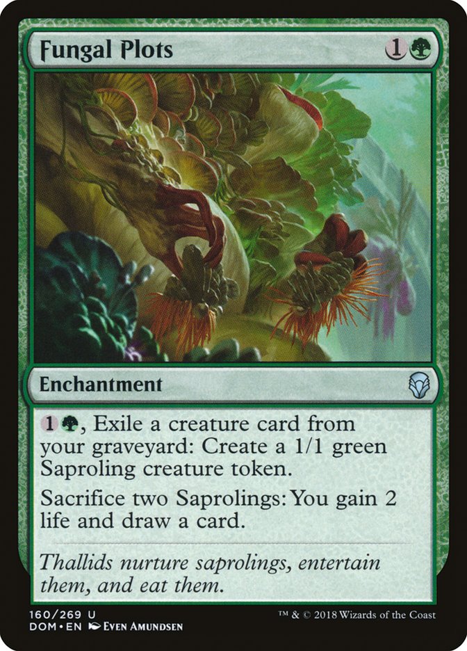Fungal Plots [Dominaria] MTG Single Magic: The Gathering | Red Claw Gaming