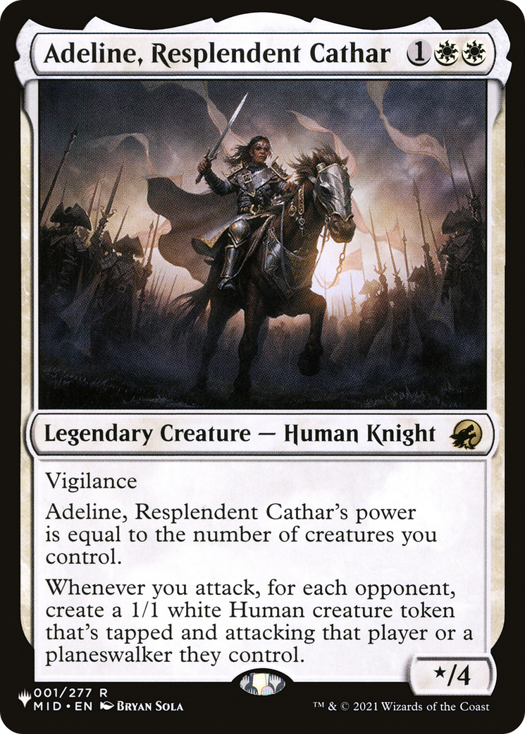 Adeline, Resplendent Cathar [The List] MTG Single Magic: The Gathering | Red Claw Gaming