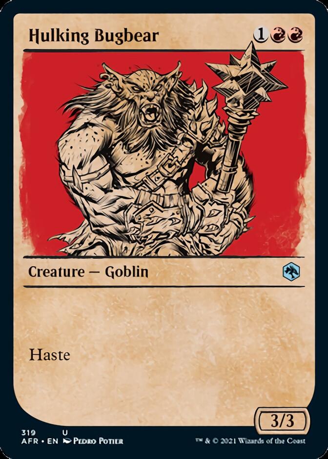 Hulking Bugbear (Showcase) [Dungeons & Dragons: Adventures in the Forgotten Realms] MTG Single Magic: The Gathering | Red Claw Gaming
