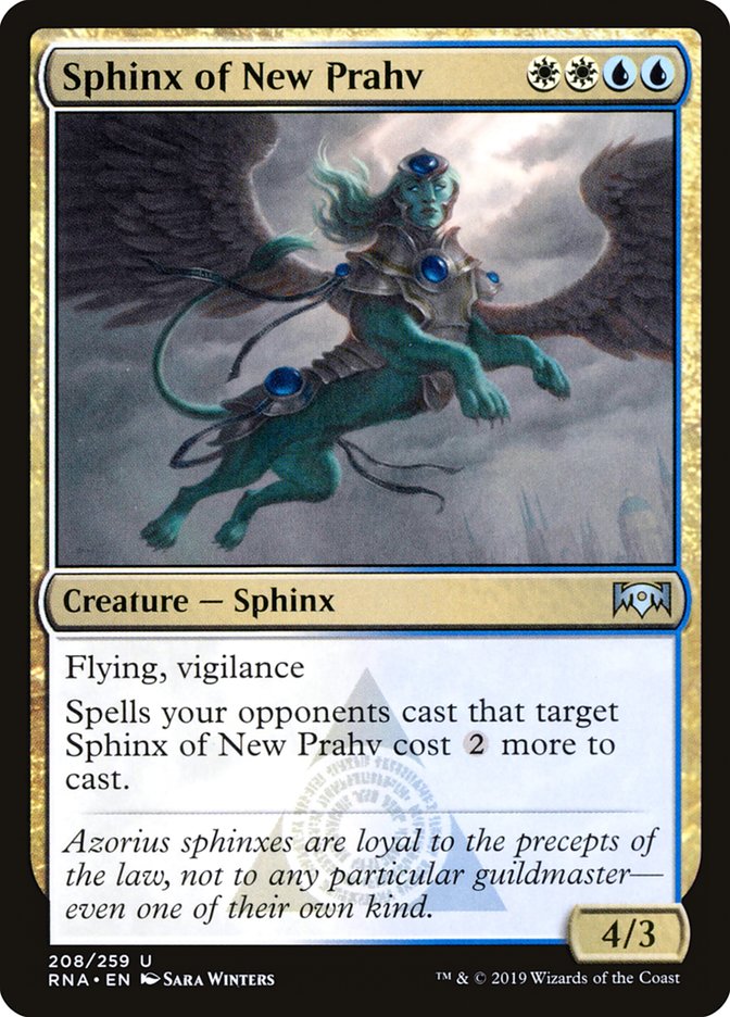 Sphinx of New Prahv [Ravnica Allegiance] MTG Single Magic: The Gathering | Red Claw Gaming