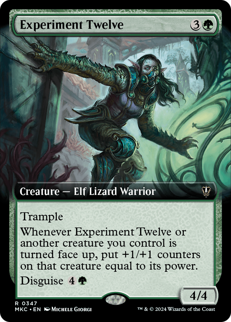 Experiment Twelve (Extended Art) [Murders at Karlov Manor Commander] MTG Single Magic: The Gathering | Red Claw Gaming