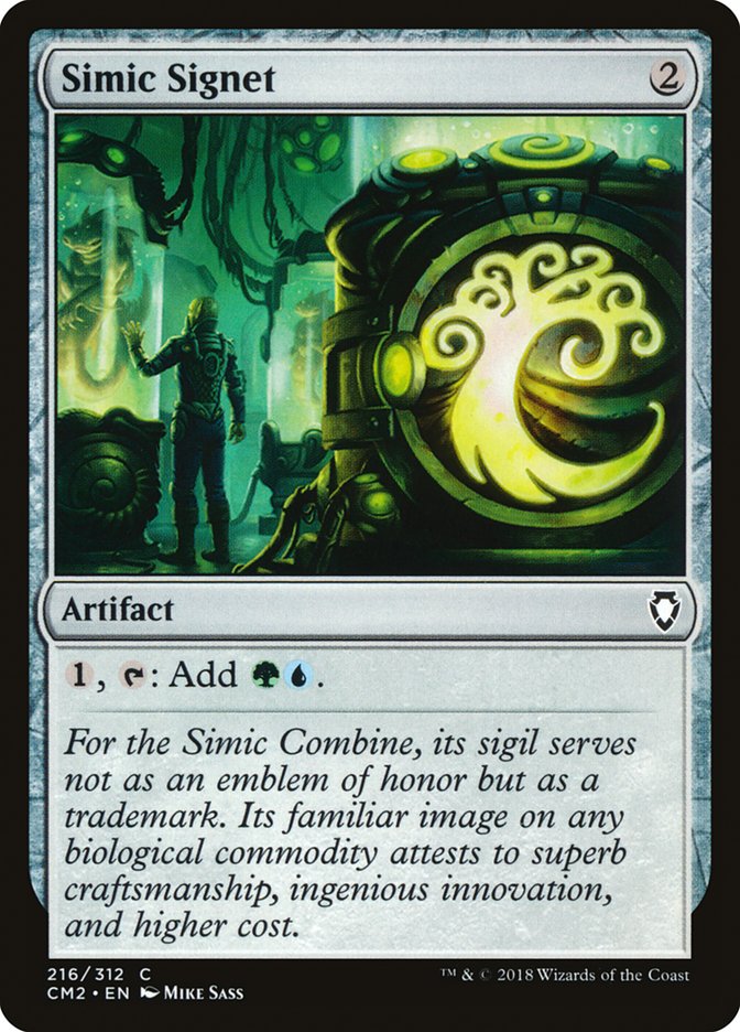 Simic Signet (216/312) [Commander Anthology Volume II] MTG Single Magic: The Gathering | Red Claw Gaming