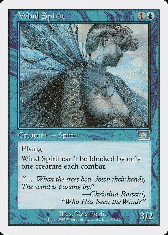 Wind Spirit [Classic Sixth Edition] MTG Single Magic: The Gathering | Red Claw Gaming