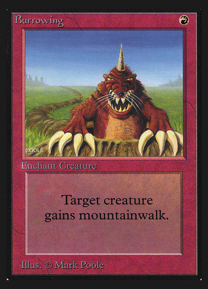 Burrowing [International Collectors' Edition] MTG Single Magic: The Gathering | Red Claw Gaming