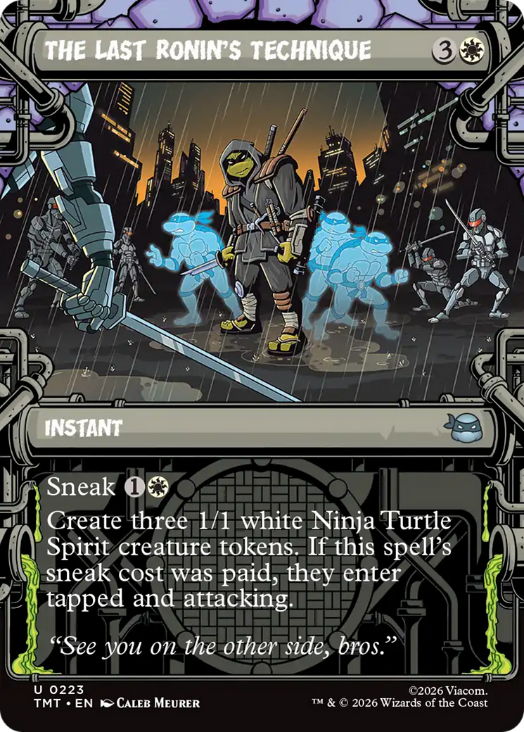 The Last Ronin's Technique (Showcase) [Teenage Mutant Ninja Turtles] MTG Single Magic: The Gathering | Red Claw Gaming