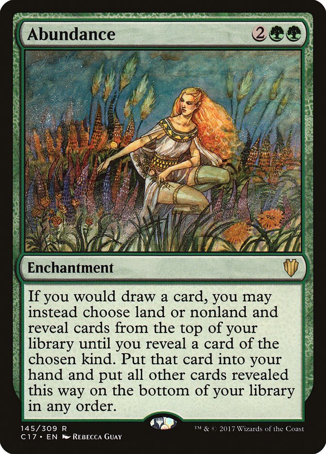 Abundance [Commander 2017] MTG Single Magic: The Gathering | Red Claw Gaming