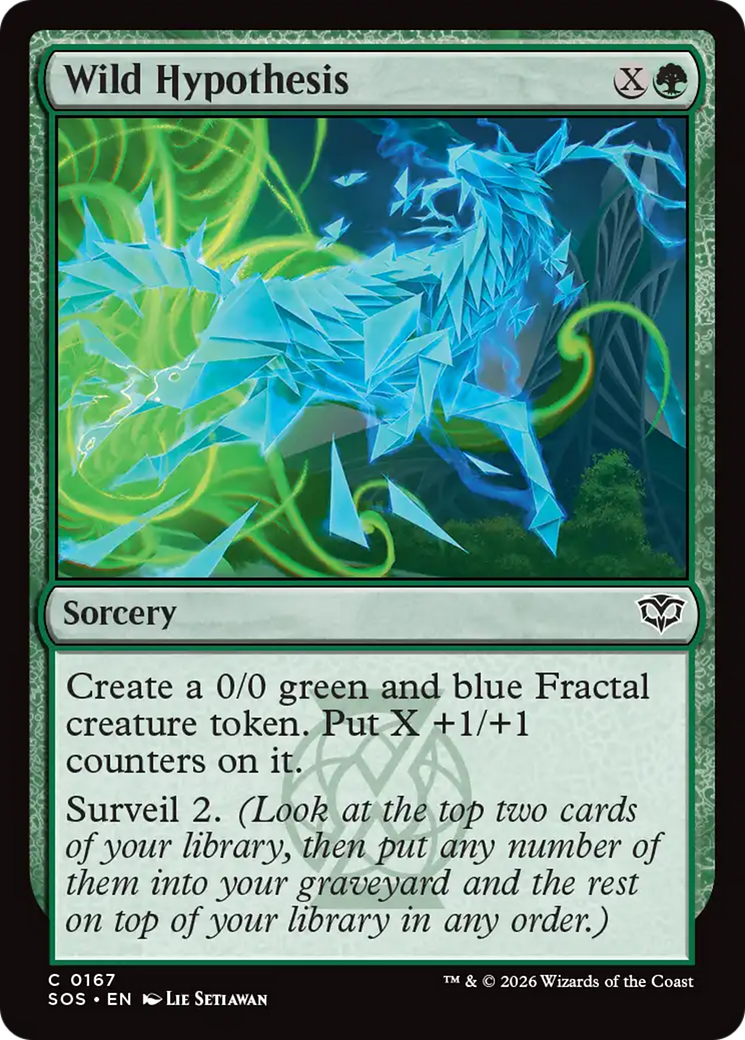 Wild Hypothesis [Secrets of Strixhaven] MTG Single Magic: The Gathering | Red Claw Gaming