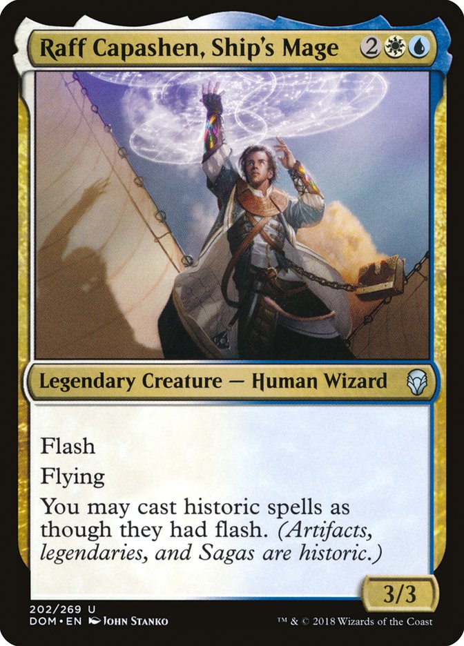 Raff Capashen, Ship's Mage [Dominaria] MTG Single Magic: The Gathering | Red Claw Gaming