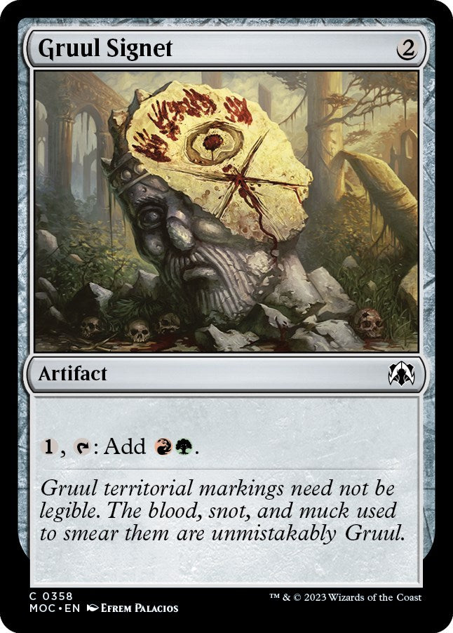 Gruul Signet [March of the Machine Commander] MTG Single Magic: The Gathering | Red Claw Gaming