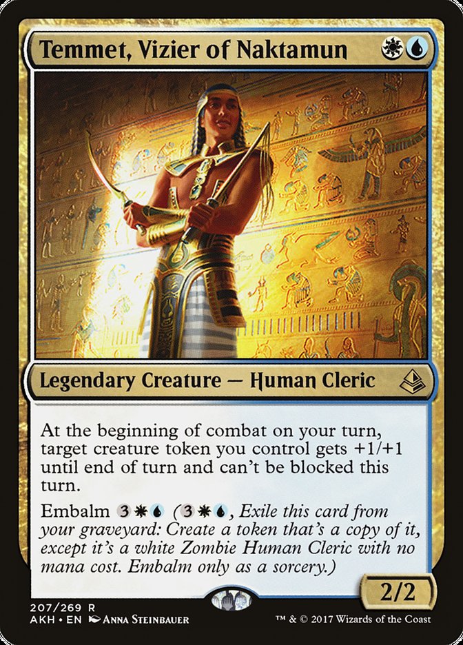 Temmet, Vizier of Naktamun [Amonkhet] MTG Single Magic: The Gathering | Red Claw Gaming