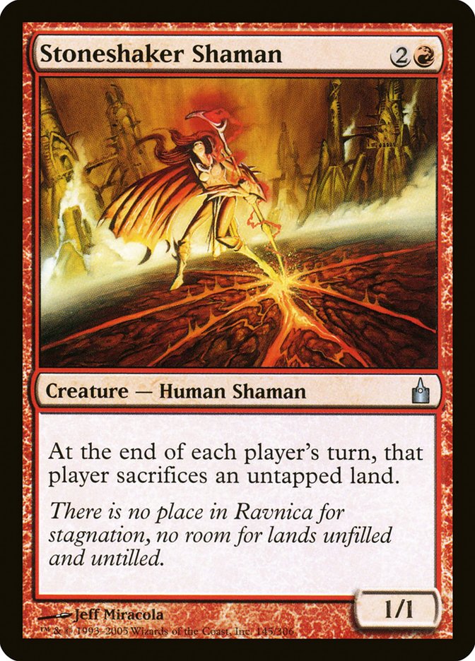 Stoneshaker Shaman [Ravnica: City of Guilds] MTG Single Magic: The Gathering | Red Claw Gaming
