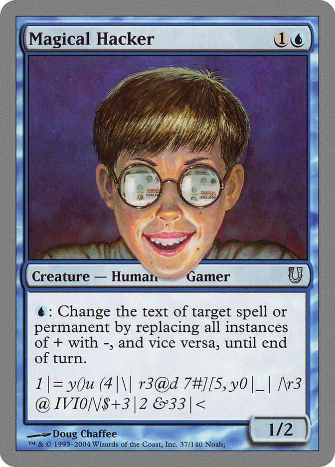 Magical Hacker [Unhinged] MTG Single Magic: The Gathering | Red Claw Gaming