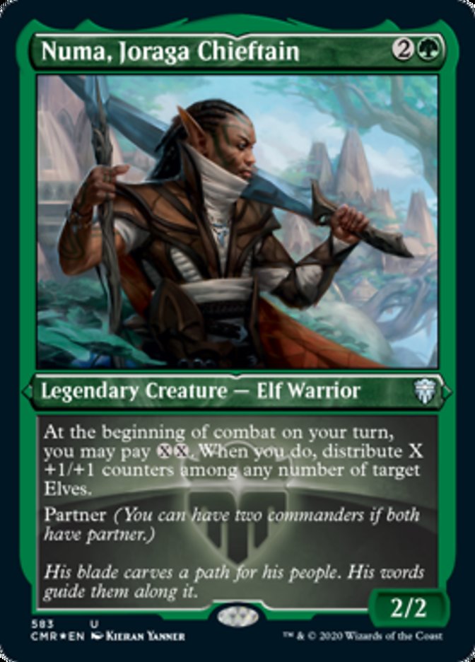 Numa, Joraga Chieftain (Etched) [Commander Legends] MTG Single Magic: The Gathering | Red Claw Gaming