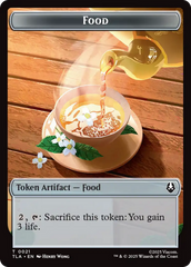Monk // Food (0021) Double-Sided Token [Avatar: The Last Airbender Tokens] MTG Single Magic: The Gathering | Red Claw Gaming