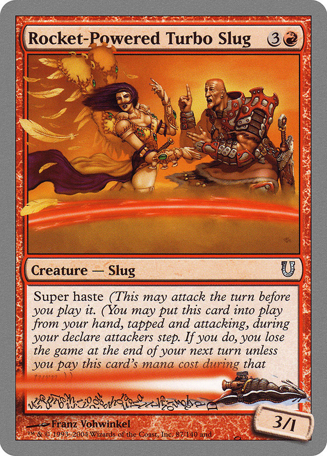 Rocket-Powered Turbo Slug [Unhinged] MTG Single Magic: The Gathering | Red Claw Gaming