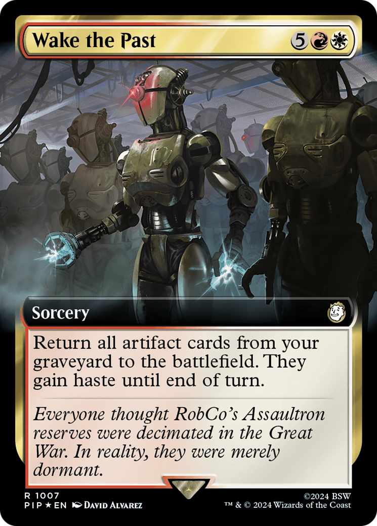 Wake the Past (Extended Art) (Surge Foil) [Fallout] MTG Single Magic: The Gathering    | Red Claw Gaming